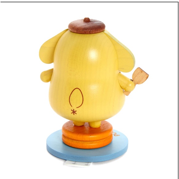 NIB sanrio pompompurin wooden bobble head - Picture 3 of 8